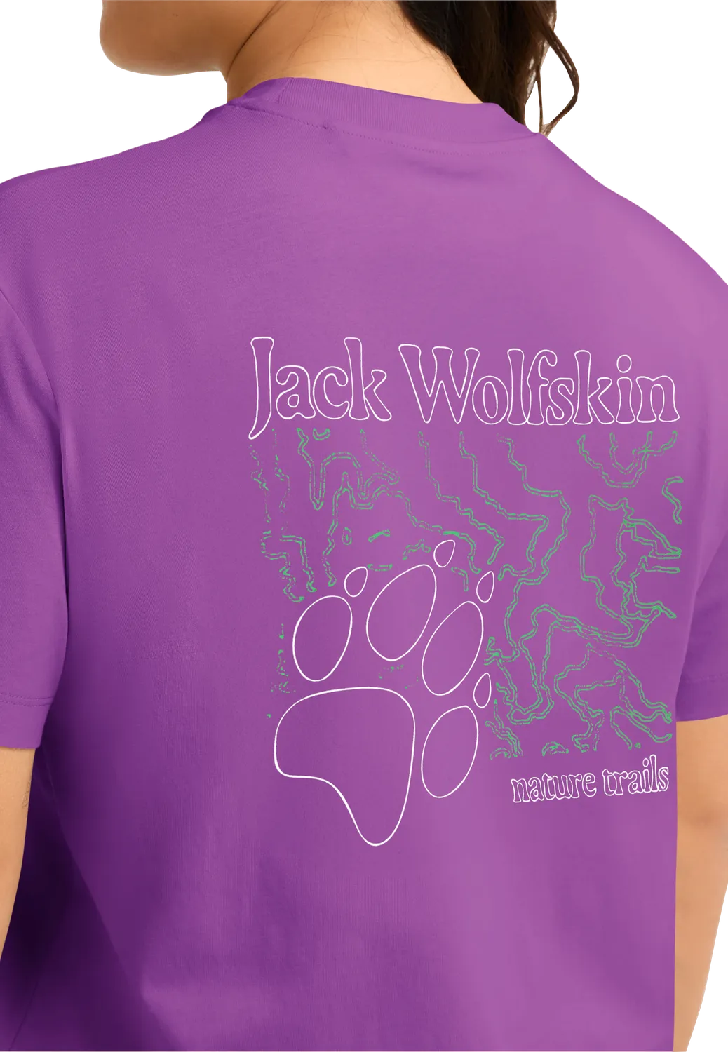 Jack Wolfskin Celebrate the Paw t-shirt femme coton