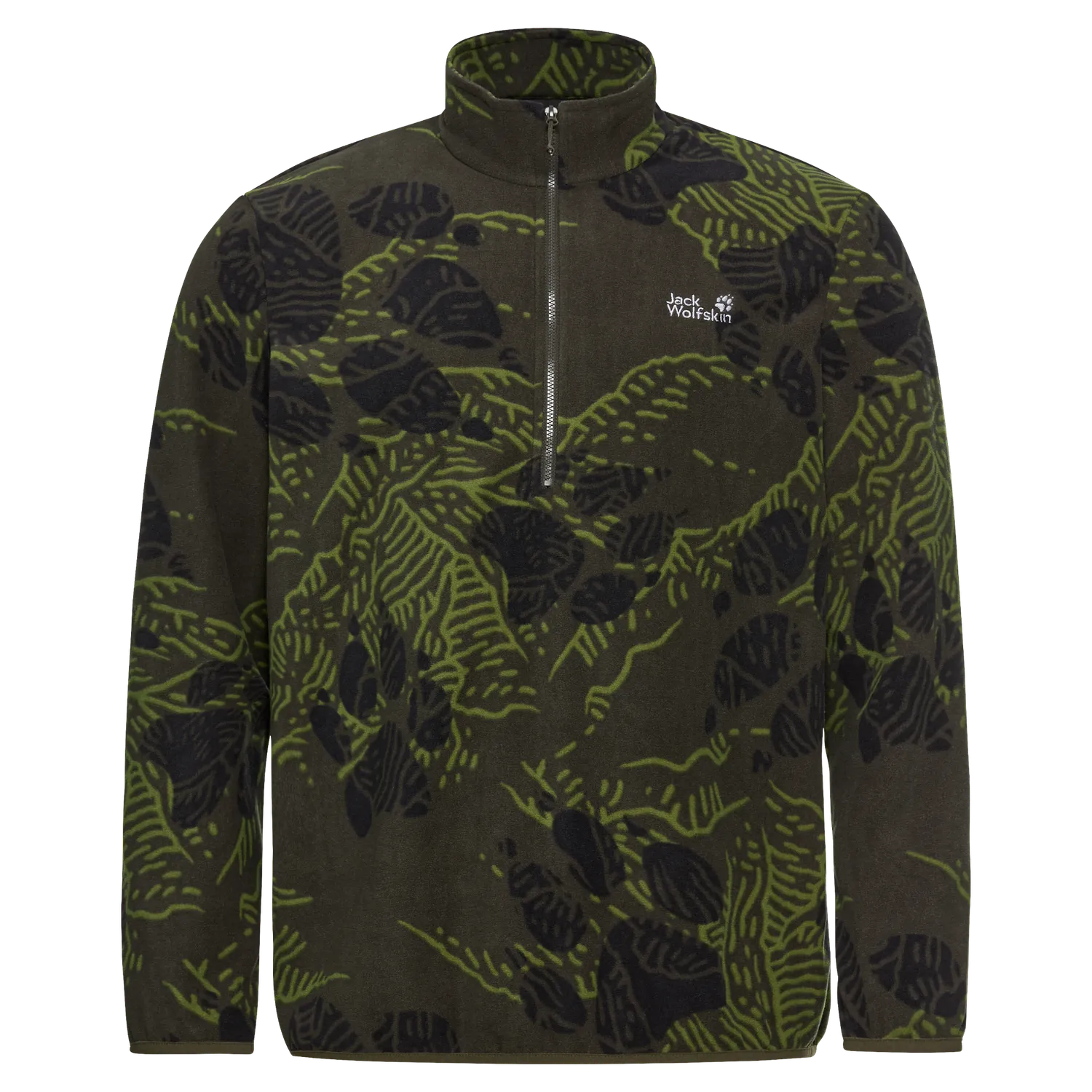 Jack Wolfskin Paw Era 100 Print HZ M polaire homme demi-zip