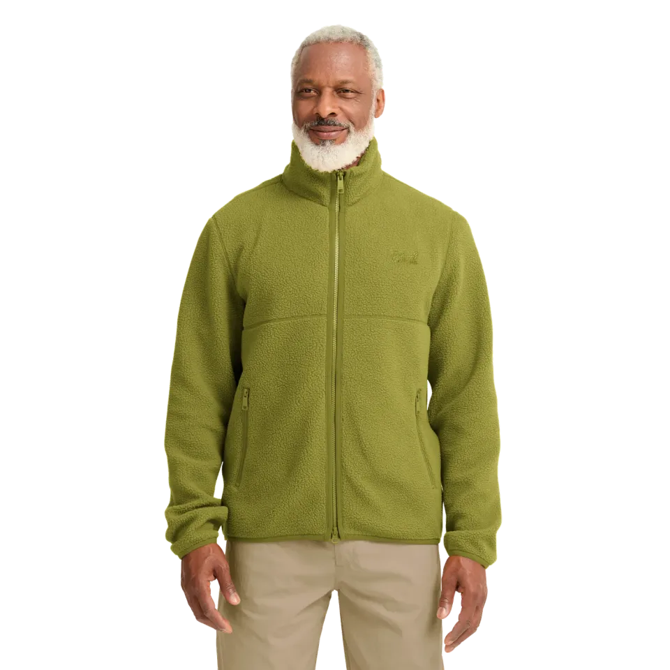Jack Wolfskin Lite Curl FZ M polaire homme col montant