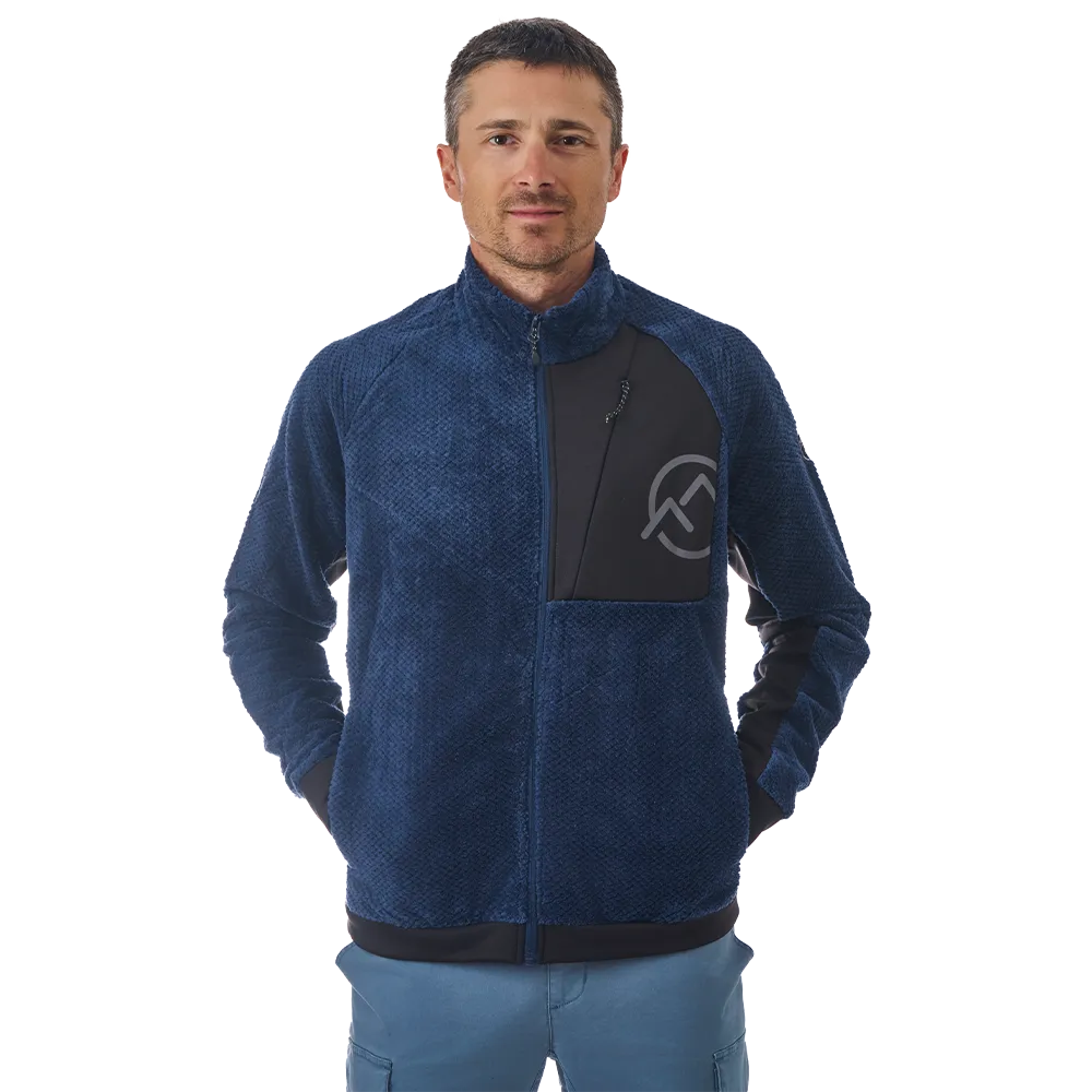 Lhotse Tyler polaire technique bleu indigo zippée