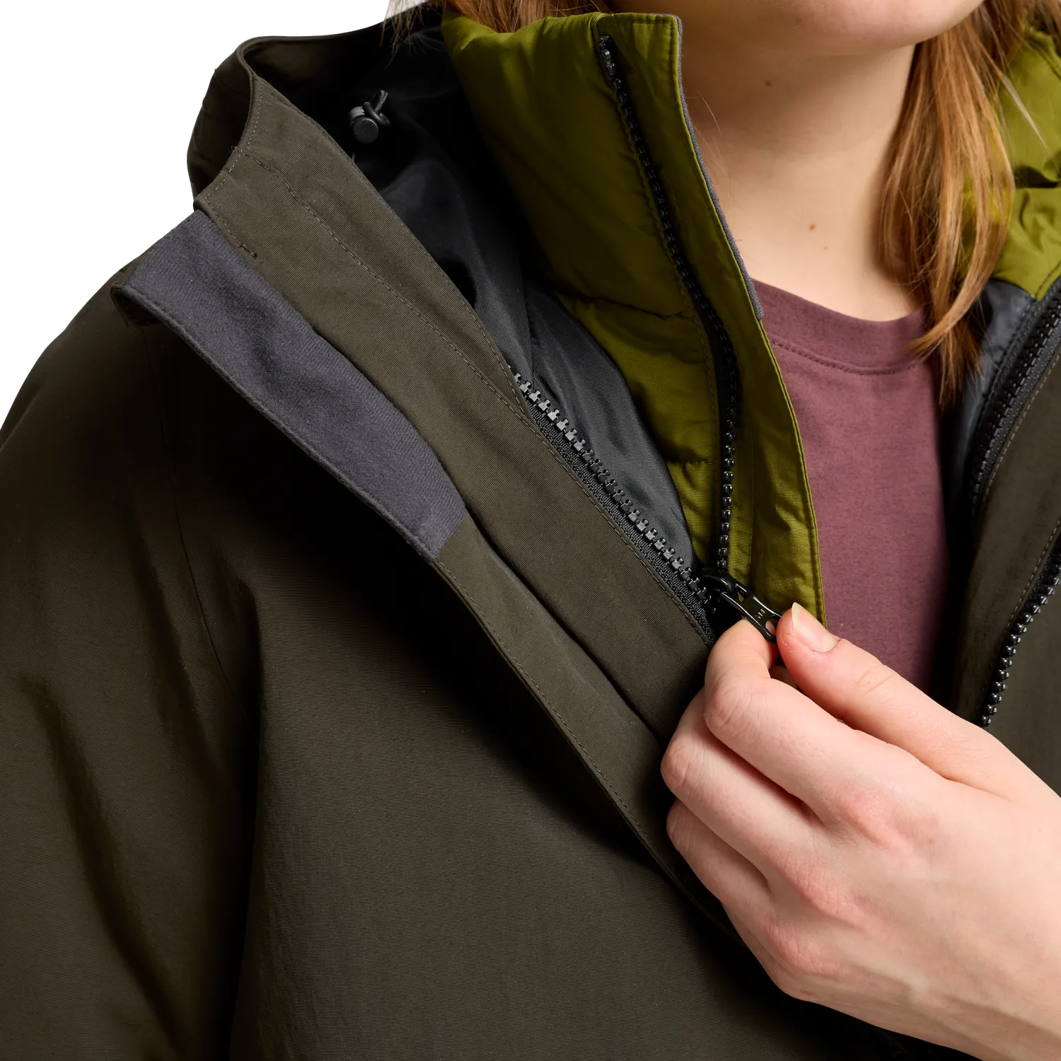 Jack Wolfskin Nabur 3in1 Coat W manteau hiver femme 3-en-1