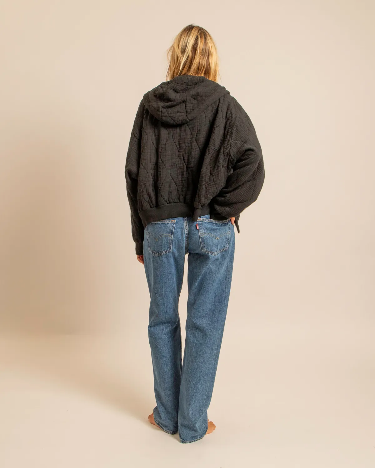 AOKYANOS Washington Noir veste à capuche coton taille unique