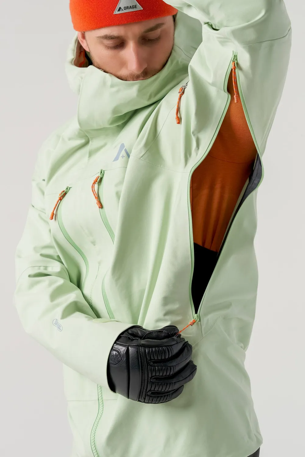 Orage MTN-X Spurr 3L veste imperméable homme Lichen