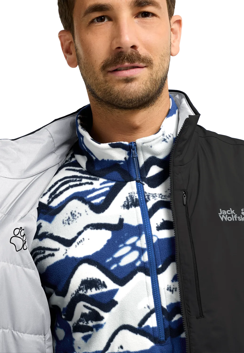 Jack Wolfskin Trail Light Ins 2in1 gilet homme réversible