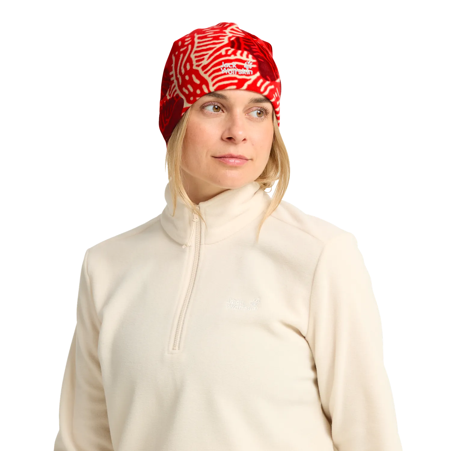 JACK WOLFSKIN REAL STUFF PRINT BEANIE bonnet imprimé