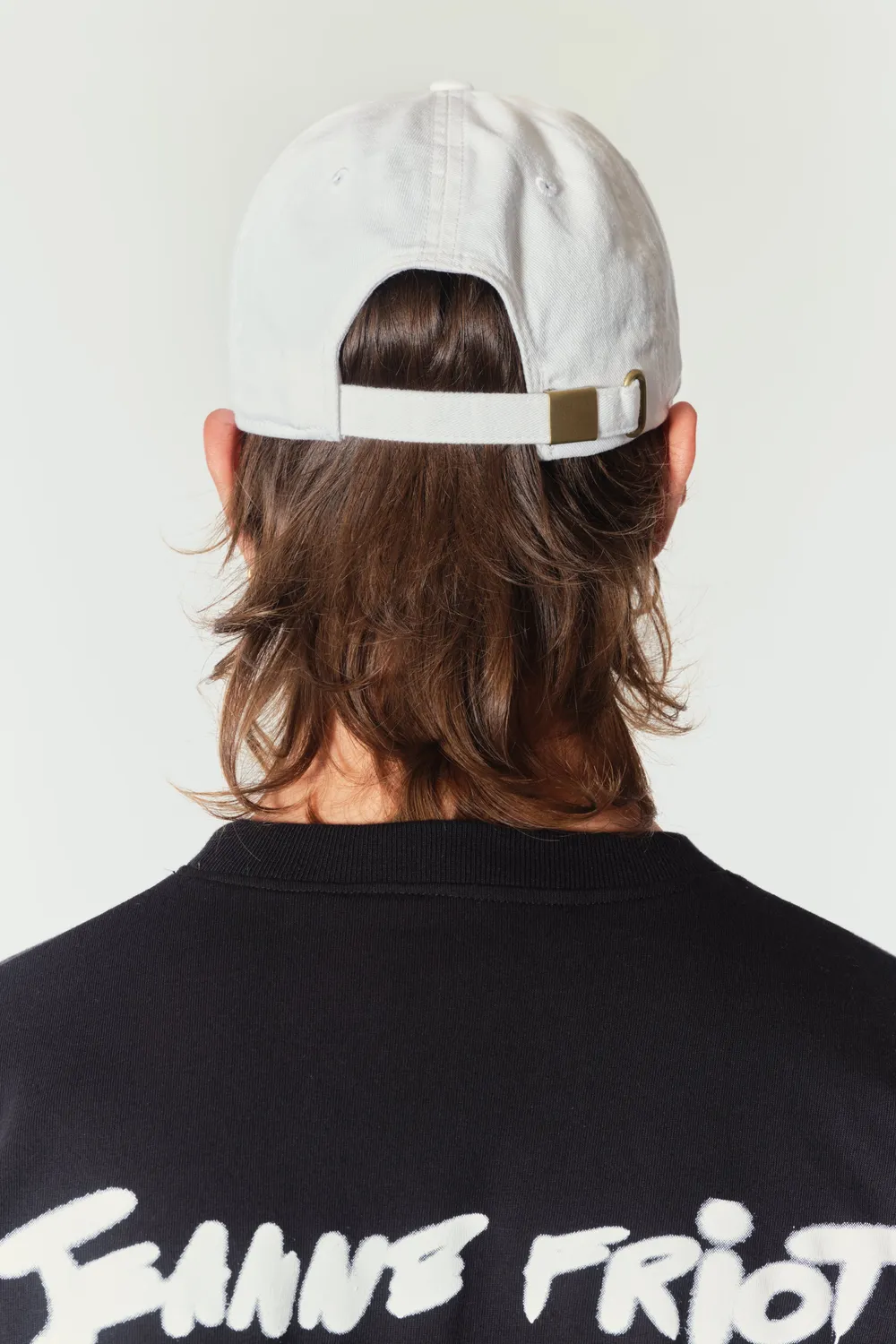 Jeanne Friot Logo Cap casquette coton noire