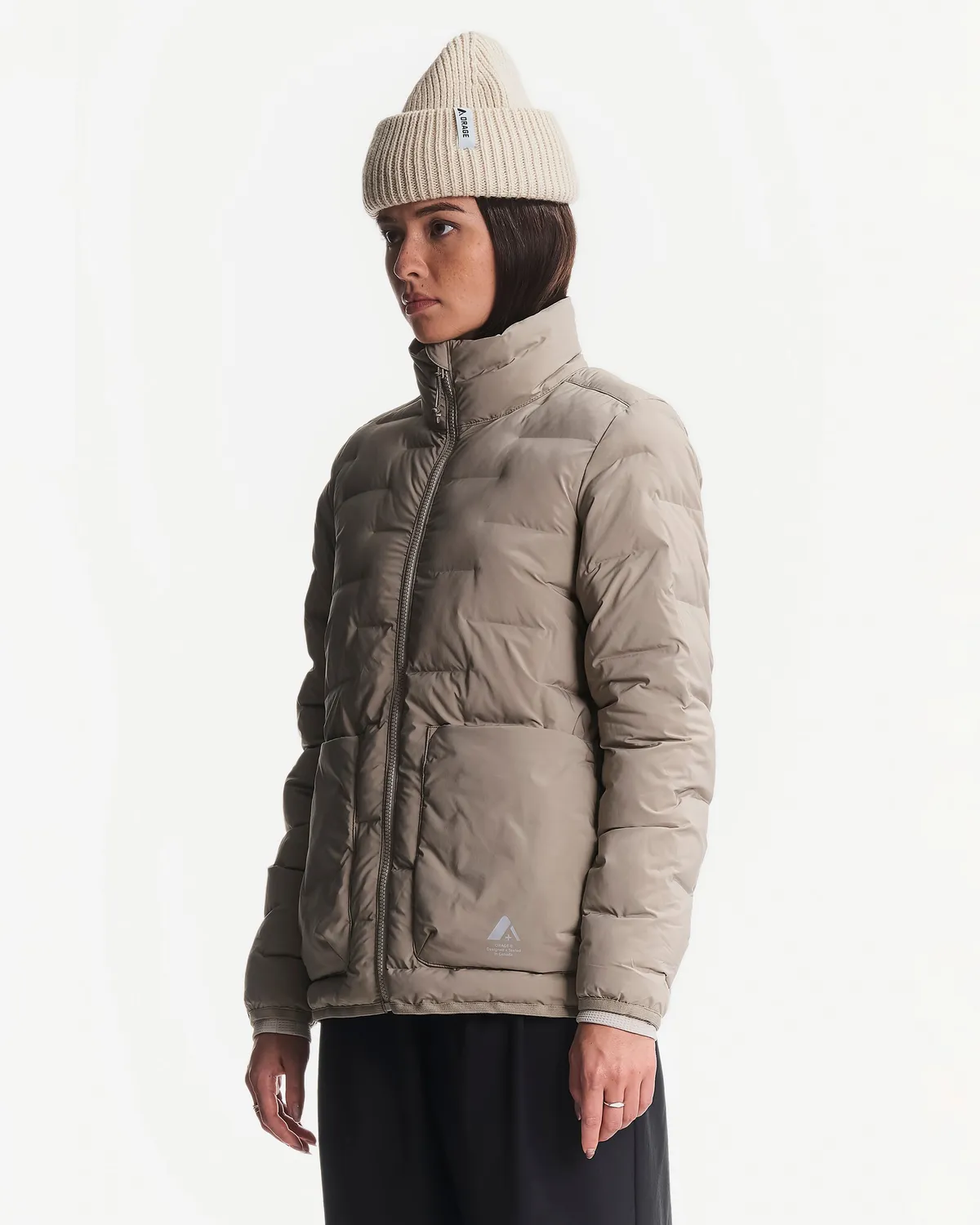 Orage Arctic doudoune noire hybride femme