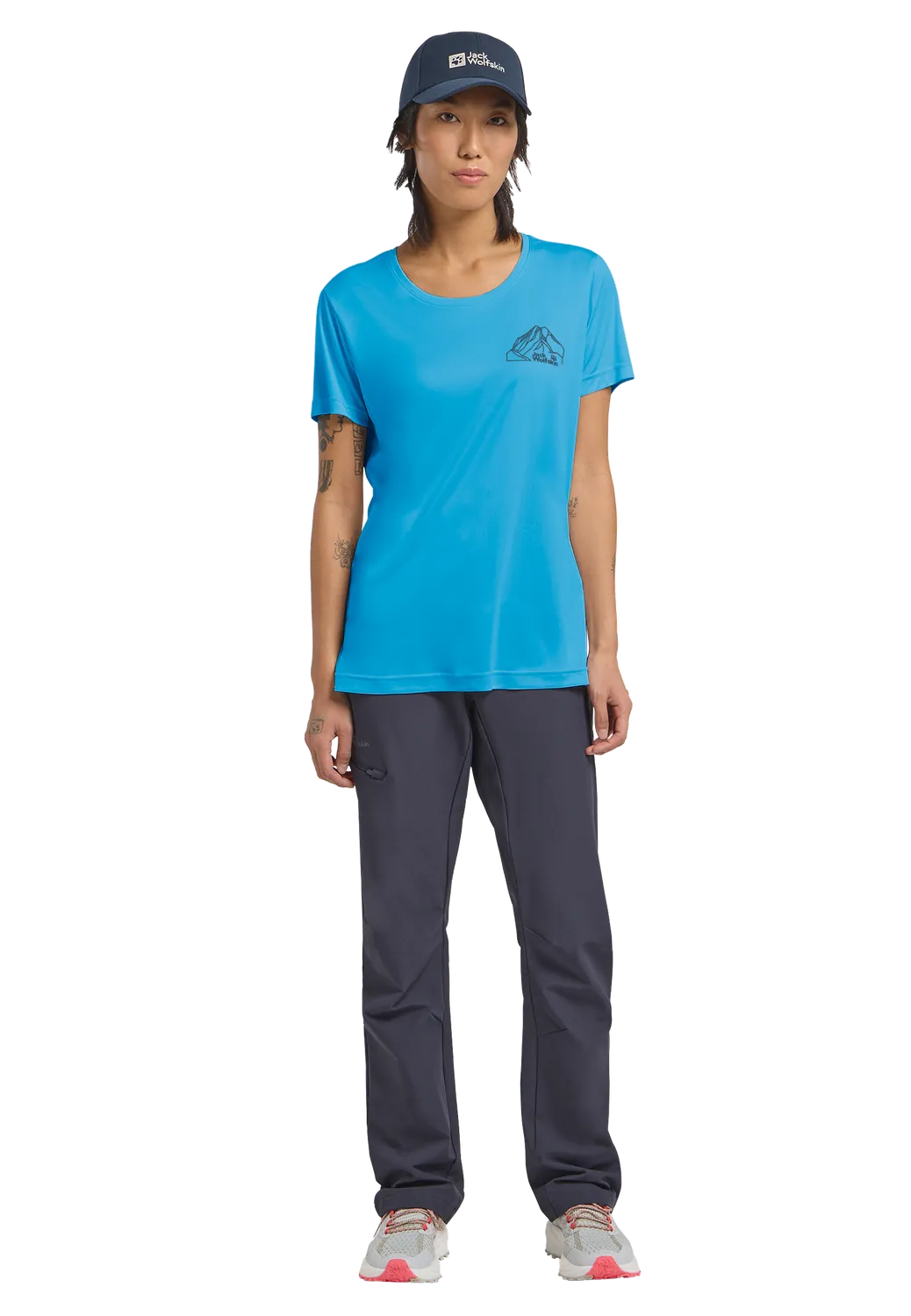 Jack Wolfskin Peak Graphic T W t-shirt femme séchage rapide