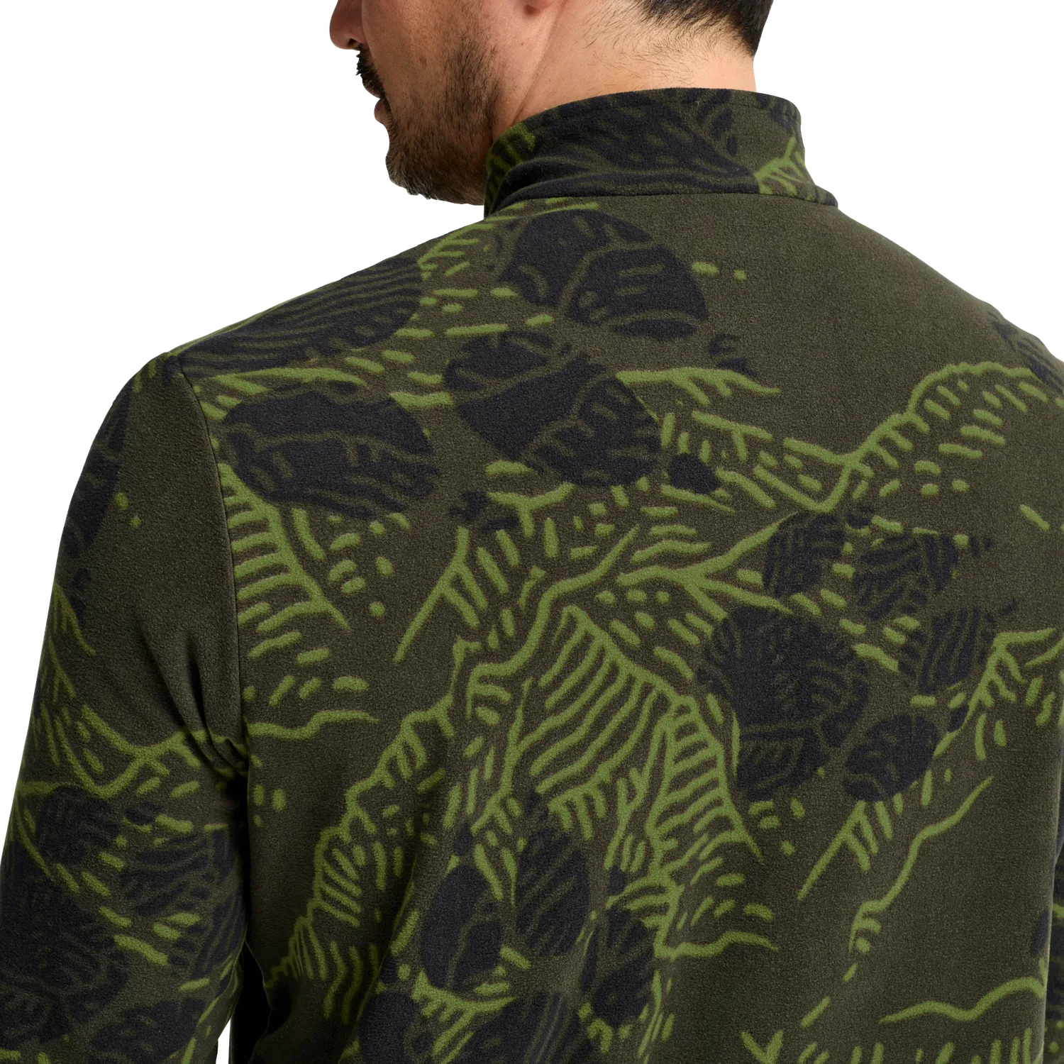 Jack Wolfskin Paw Era 100 Print HZ M polaire homme demi-zip