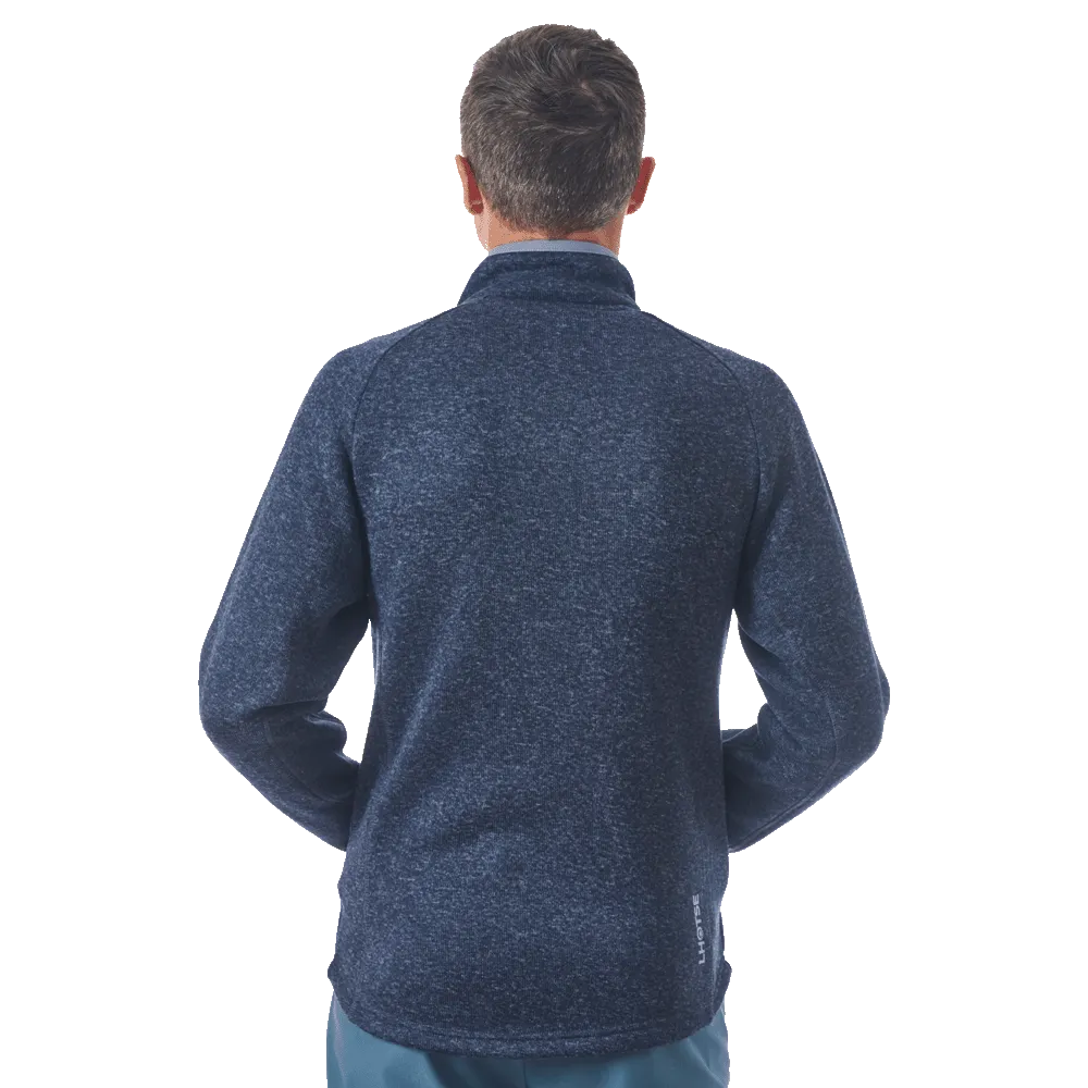 Lhotse Adler polaire navy blue chaude col montant