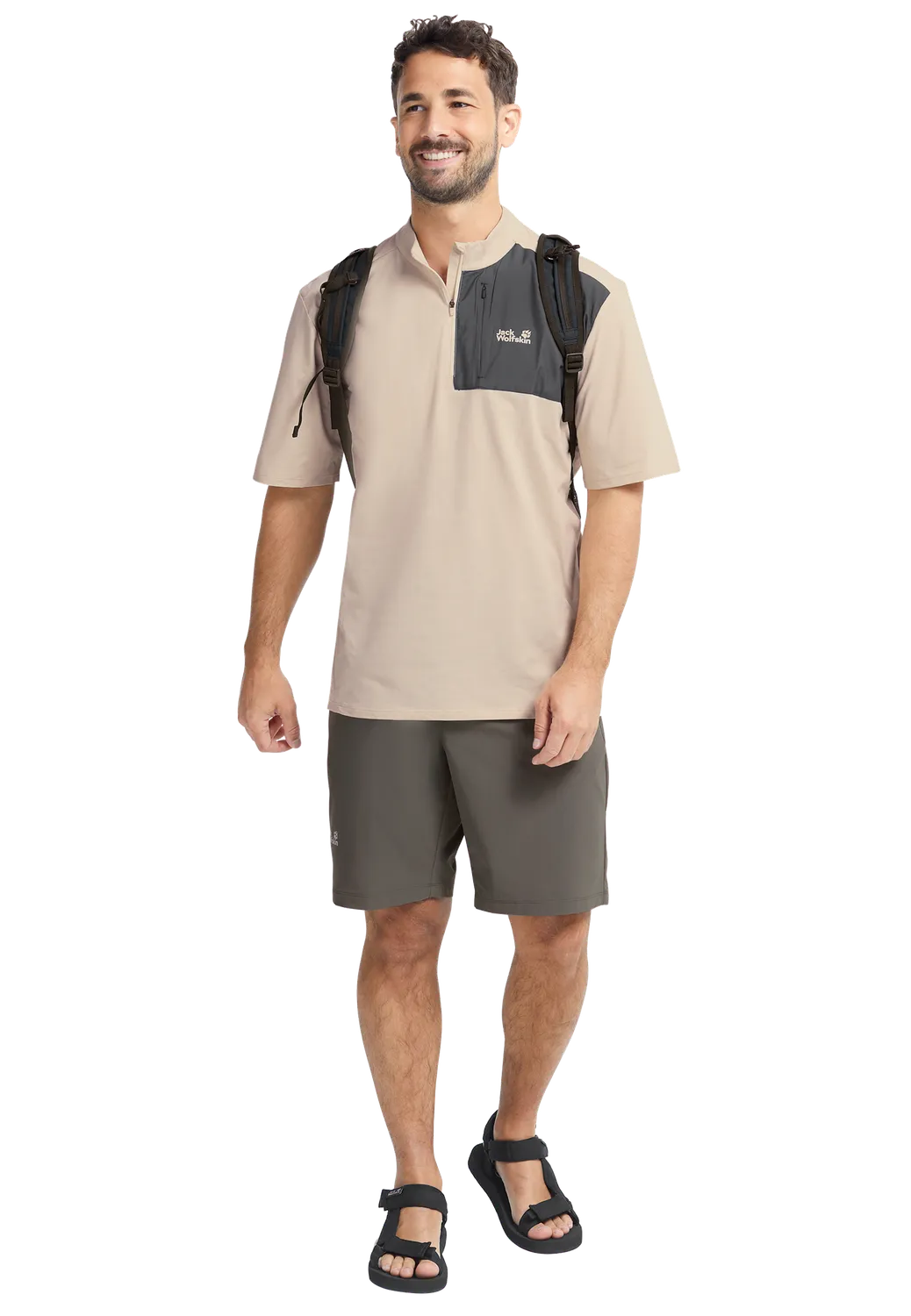 JACK WOLFSKIN SUCOL HZ T M t-shirt homme sechage rapide