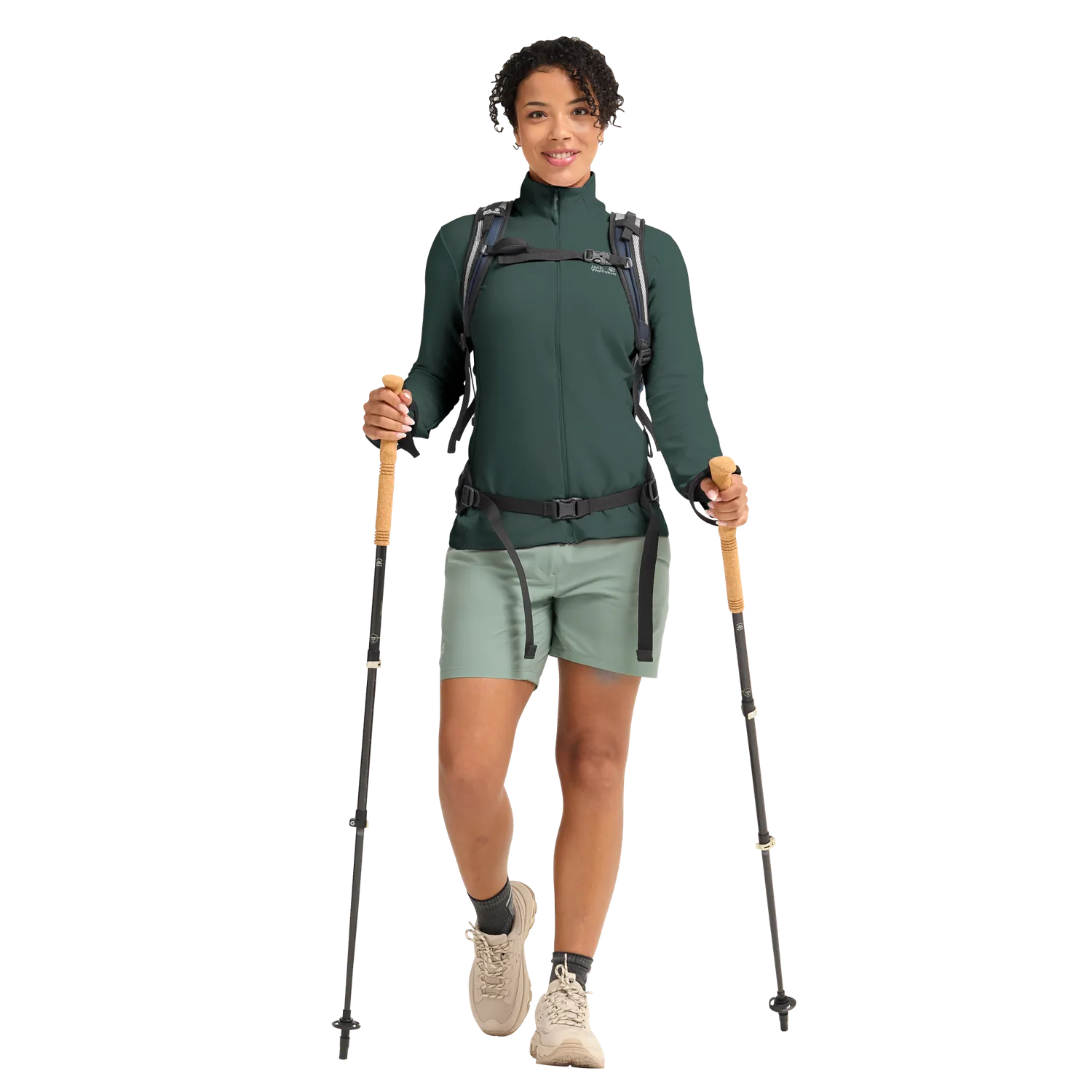 Jack Wolfskin Astrotrail FZ W polaire femme slim col montant