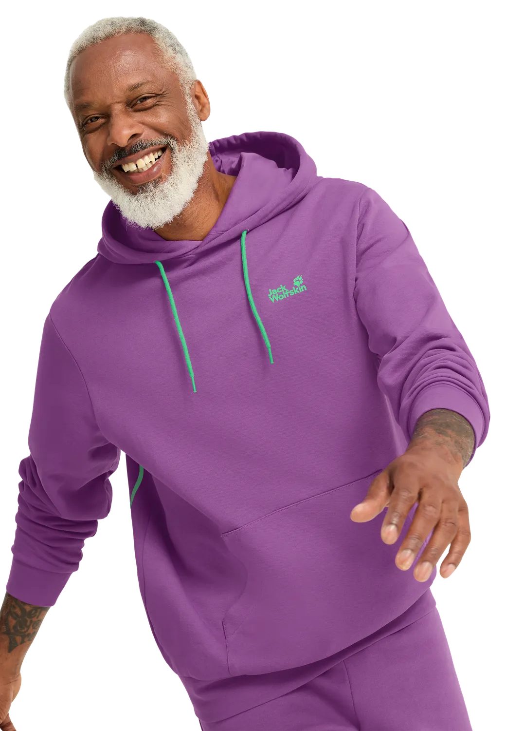 Jack Wolfskin Celebrate Paw Hoody M sweat capuche coton