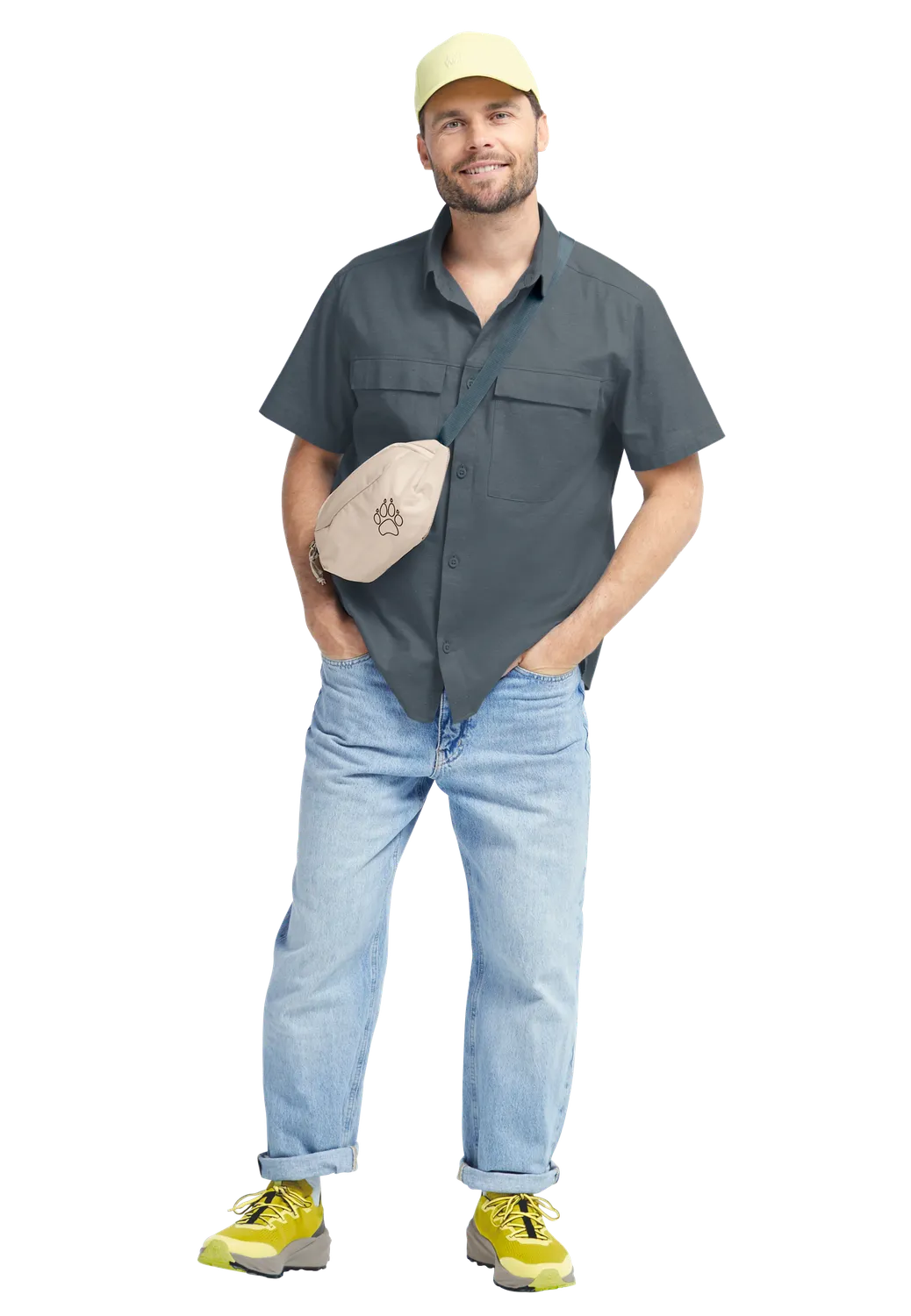 Jack Wolfskin Wild Nep Shirt M chemise homme manches courtes