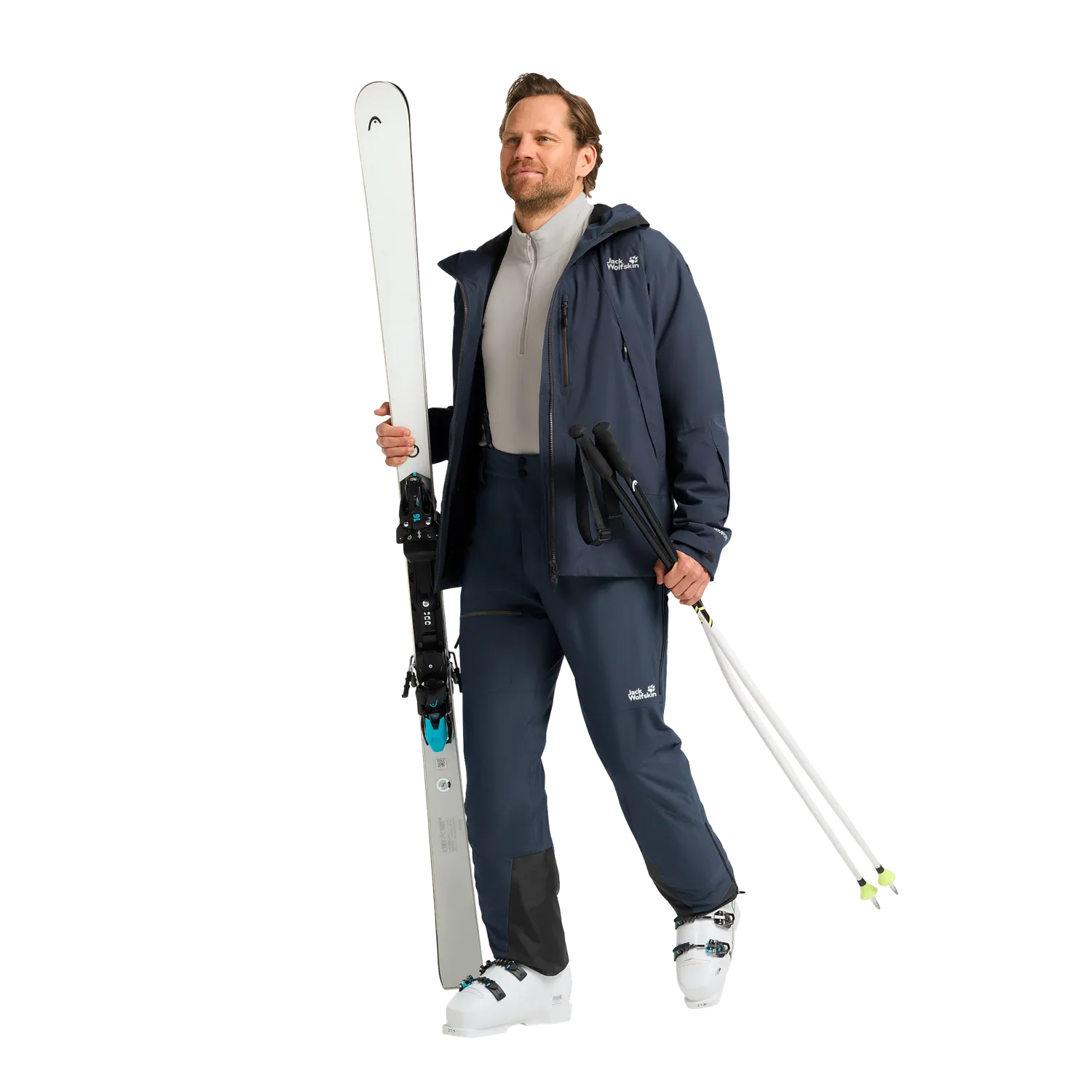 Jack Wolfskin Flowline Pro 2L pantalon ski homme isolé