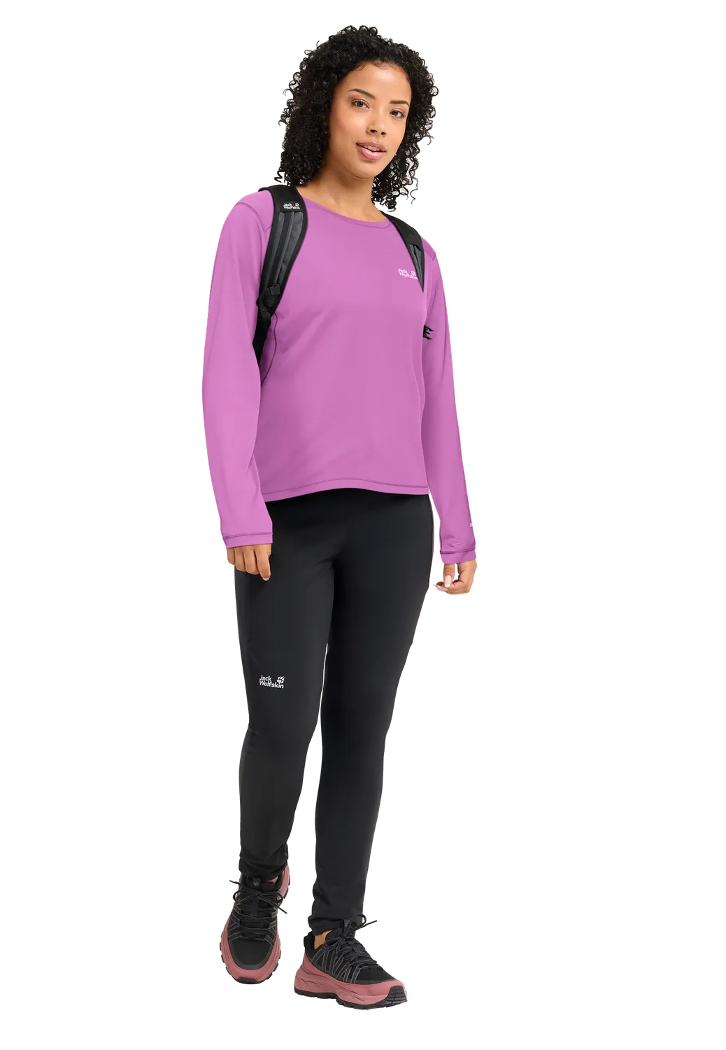 Jack Wolfskin Prelight Suncool LS W t-shirt femme anti-UV