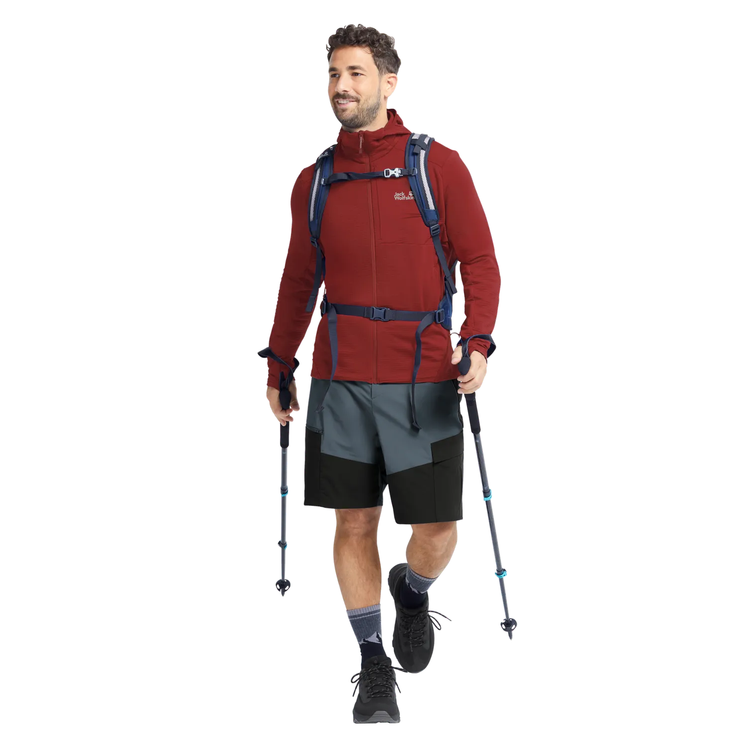 Jack Wolfskin Litestride Hooded FZ M veste polaire