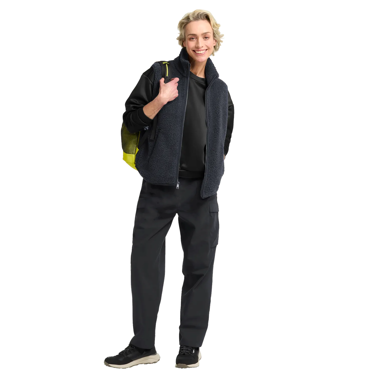 Jack Wolfskin High Curl Vest W gilet polaire femme sherpa