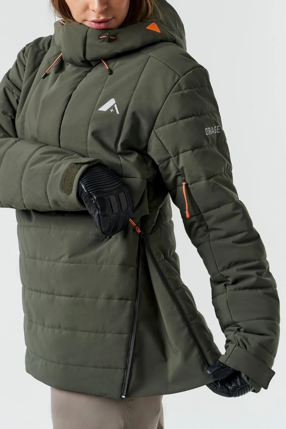 Orage Palisade pull ski anorak demi-zip chaud