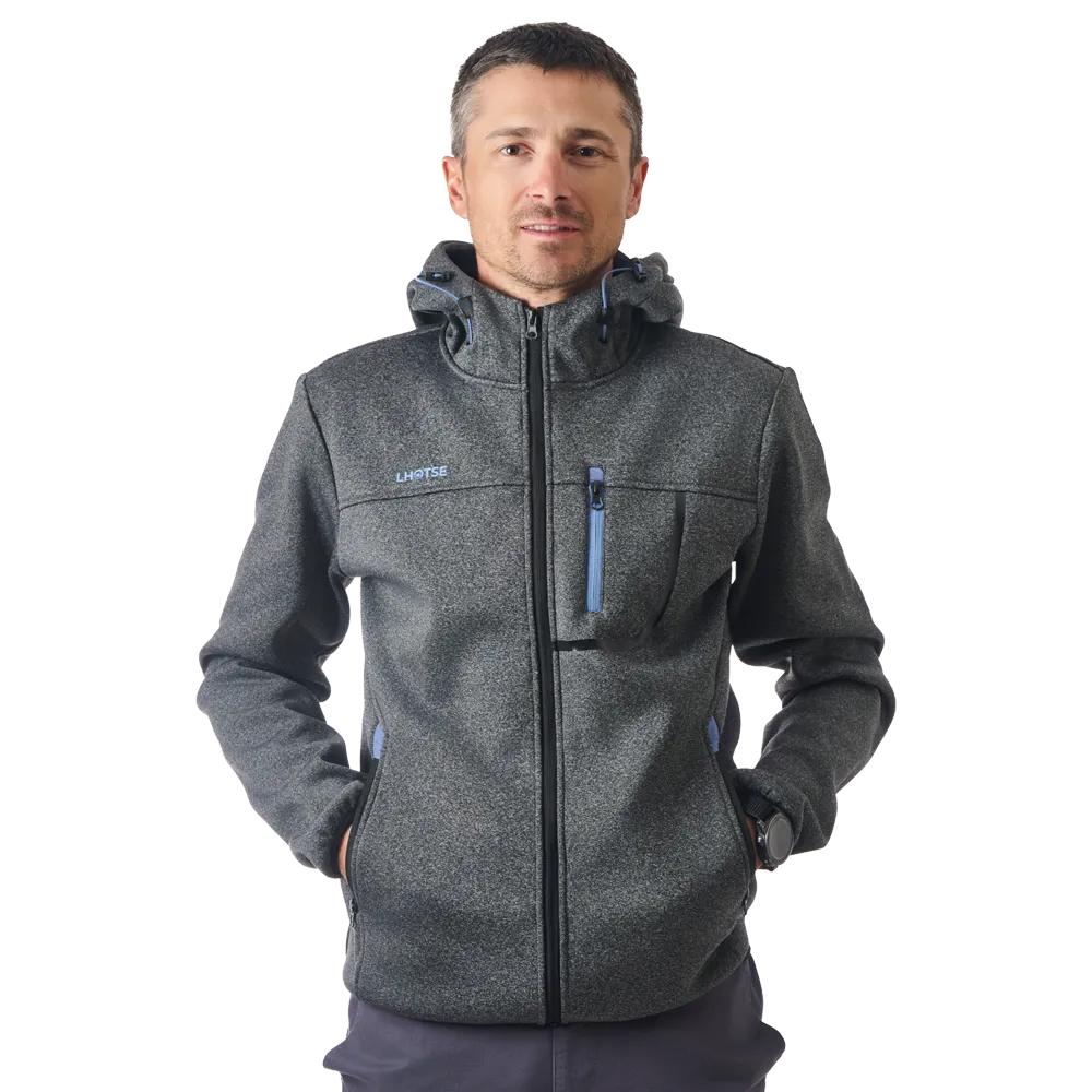 Lhotse Enki polaire asphalt 3 poches zippées
