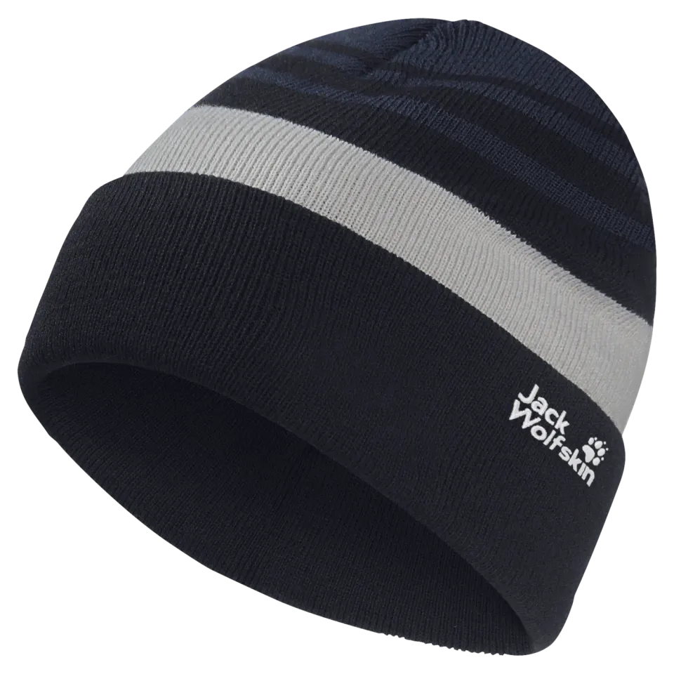 Jack Wolfskin Stripy Knit Beanie K bonnet enfant rayé