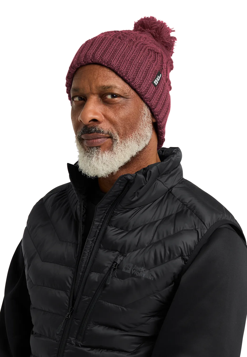 Jack Wolfskin Pompom Beanie bonnet chaud laine