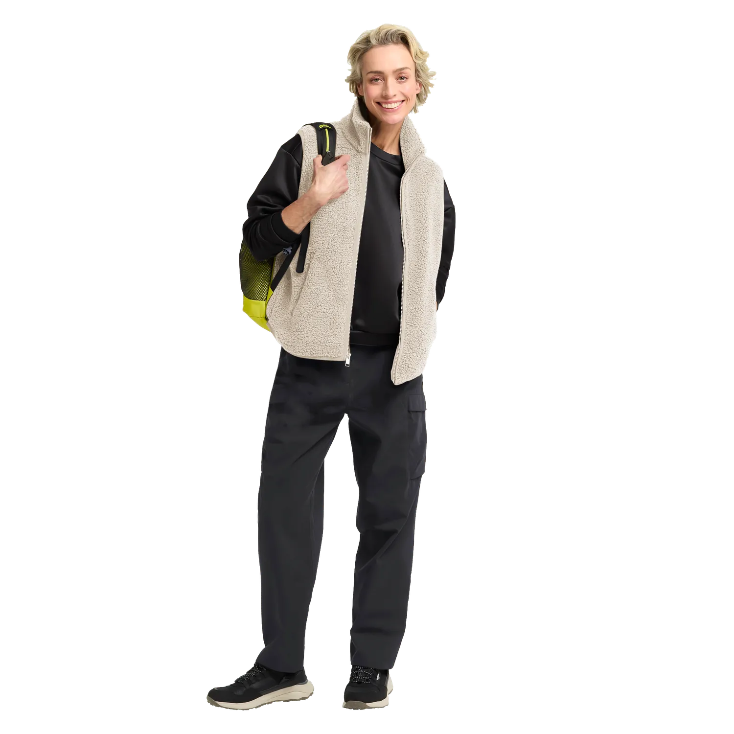 Jack Wolfskin High Curl Vest W gilet polaire femme sherpa