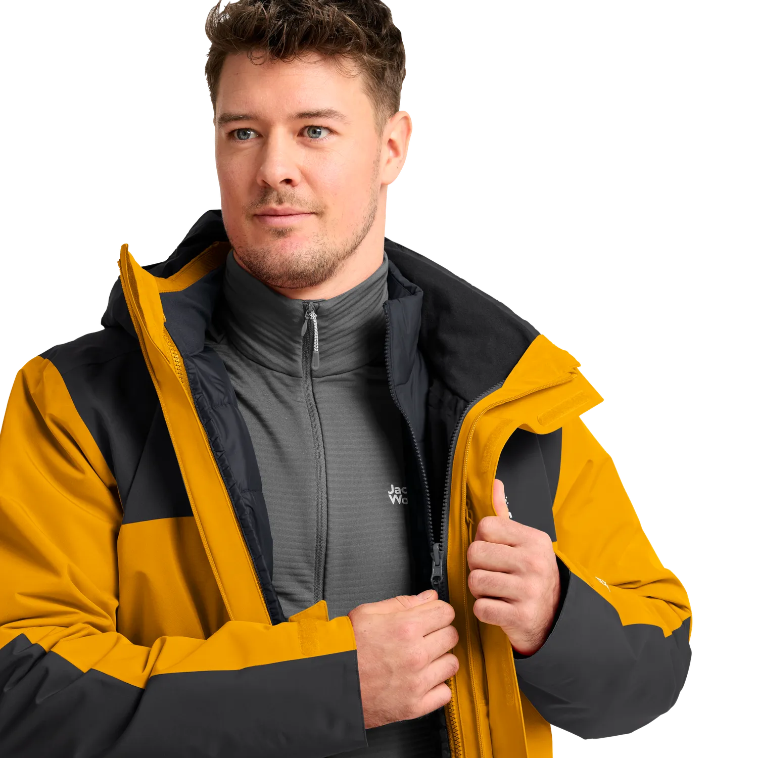 Jack Wolfskin Jasper Pro 3in1 veste homme 3 en 1 imperméable