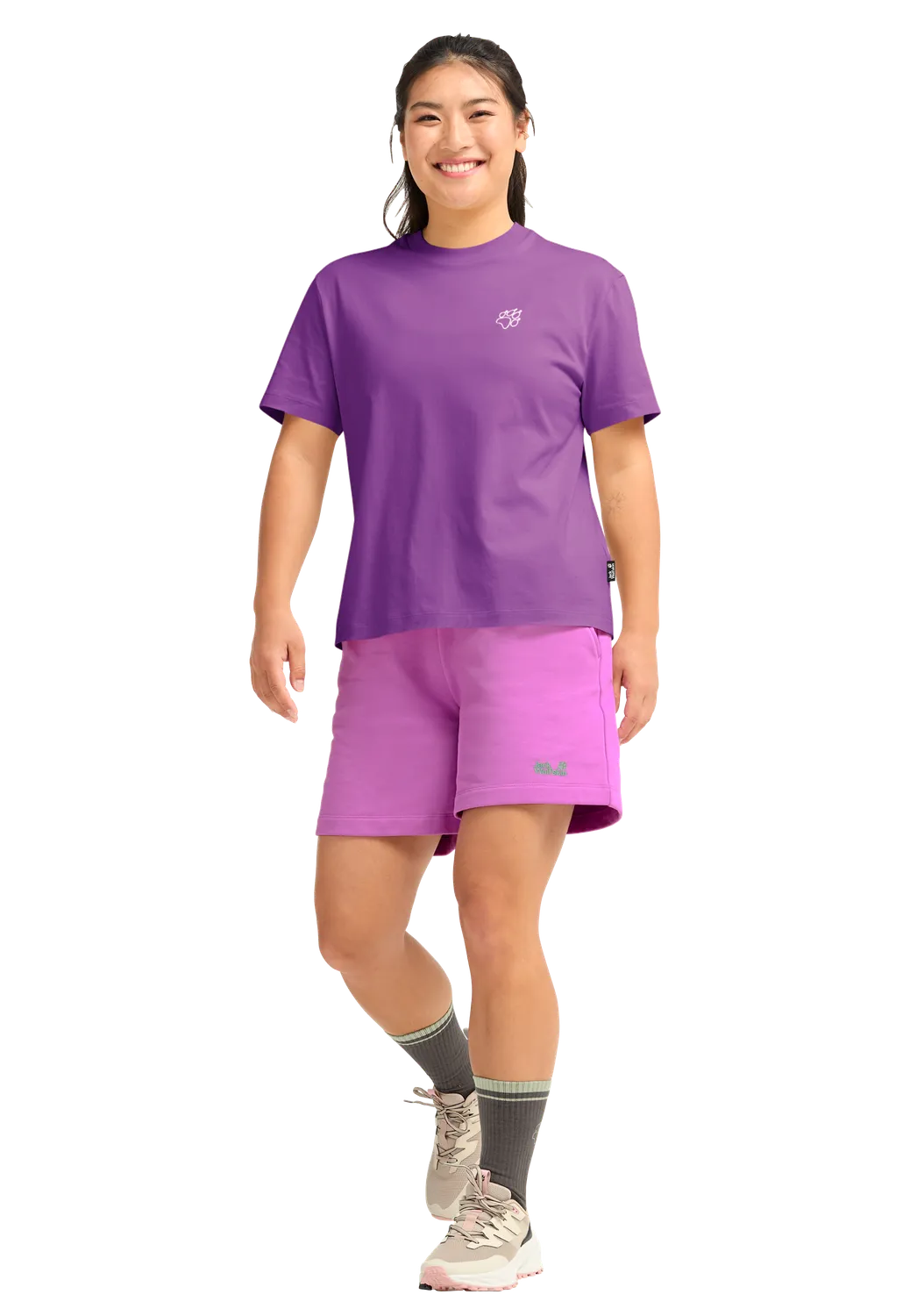 Jack Wolfskin Celebrate the Paw t-shirt femme coton