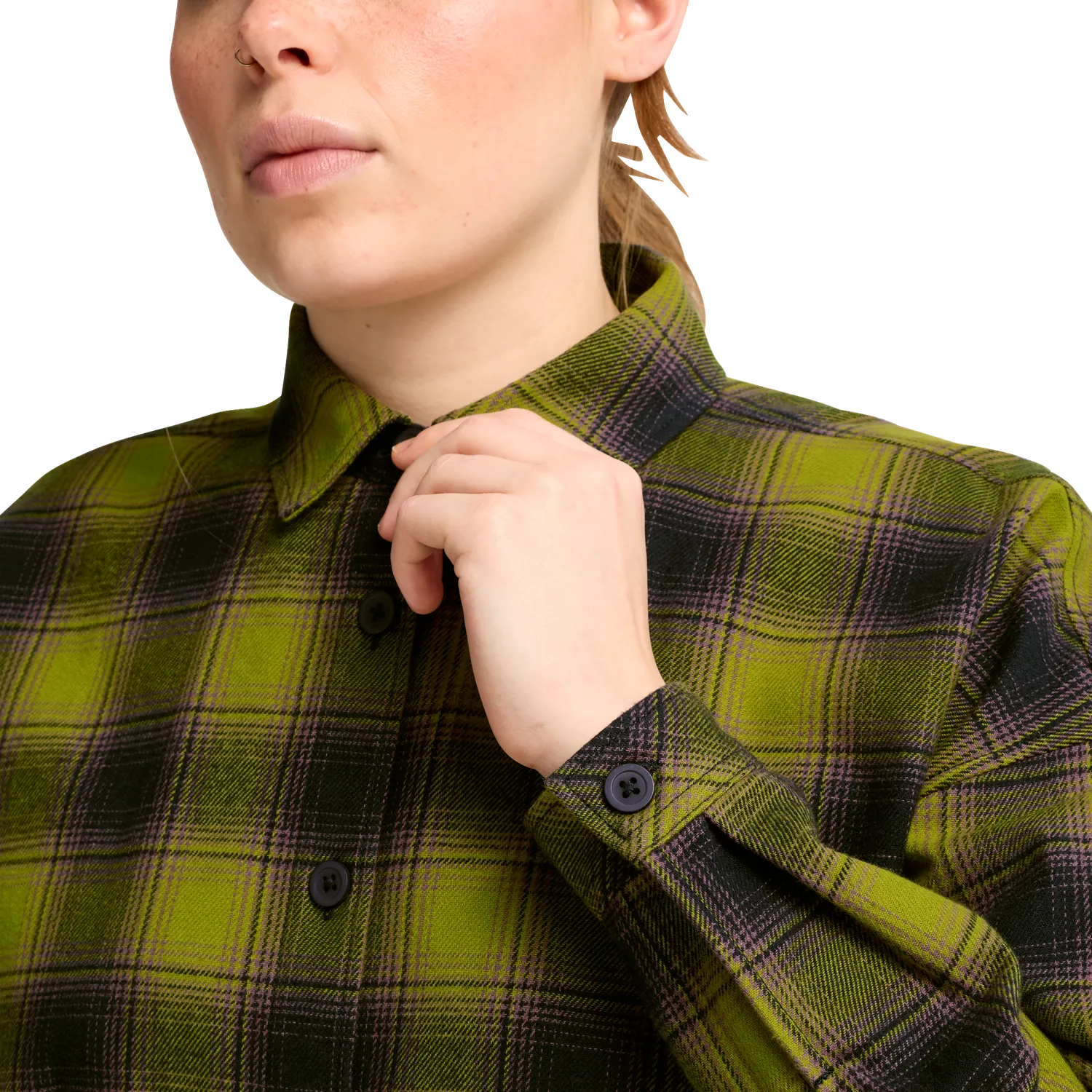 Jack Wolfskin Baja Flannel Shirt W chemise femme flanelle