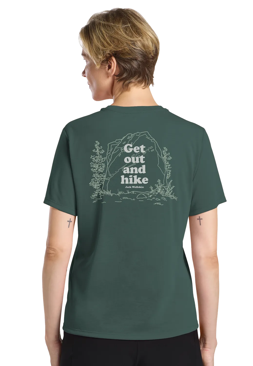 Jack Wolfskin Vonnan Graphic T W T-Shirt Femme Léger