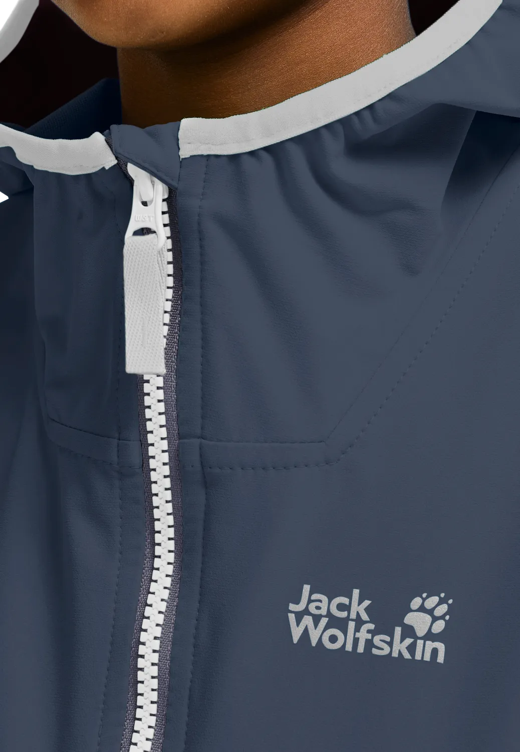 JACK WOLFSKIN SANDBIRD HOODED veste enfant coupe-vent