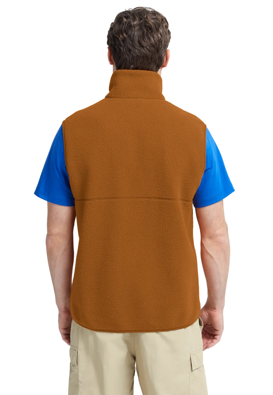 Jack Wolfskin Lite Curl Vest M gilet polaire col montant