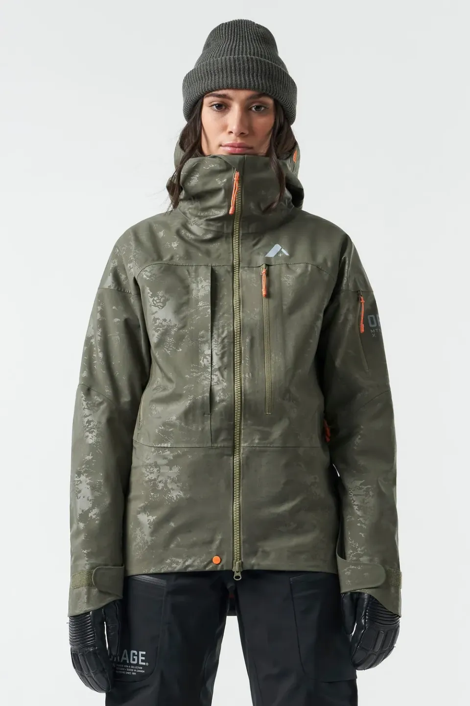 Orage MTN-X Panorama 3L veste ski femme boréal gaufré 3 couches