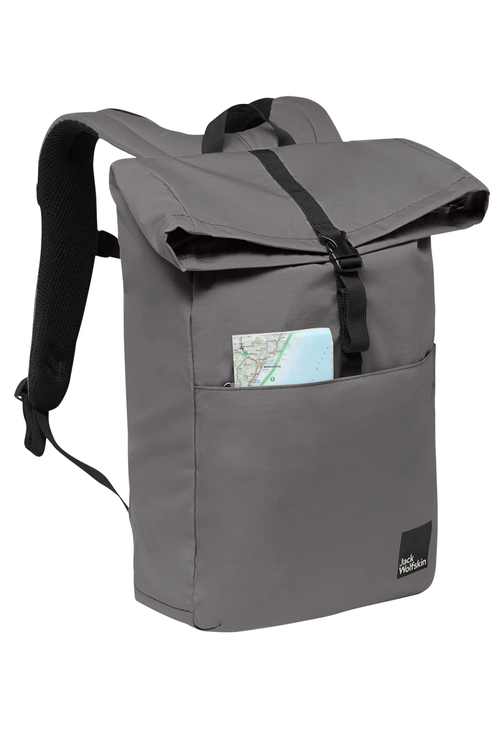 Jack Wolfskin Island sac à dos 20L roll-top gris