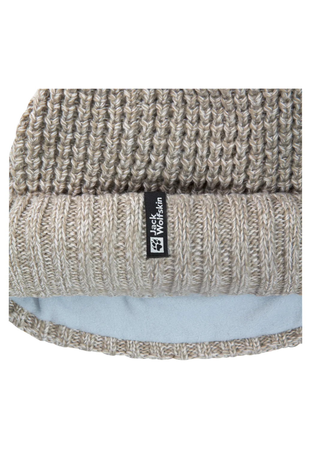 JACK WOLFSKIN MEDLEY KNIT BEANIE W bonnet pompon polaire