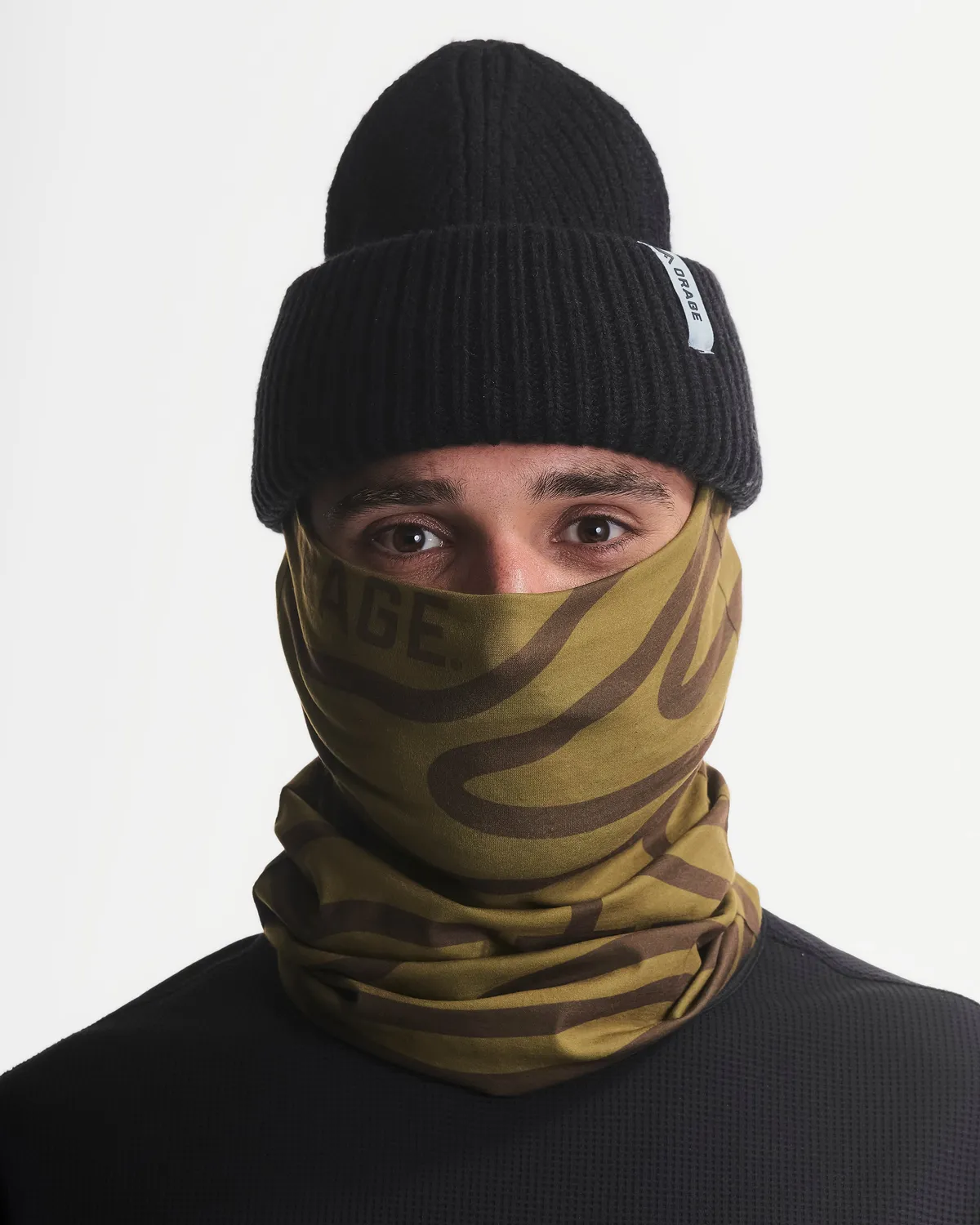 Orage Slash R50909 tour de cou noir stretch