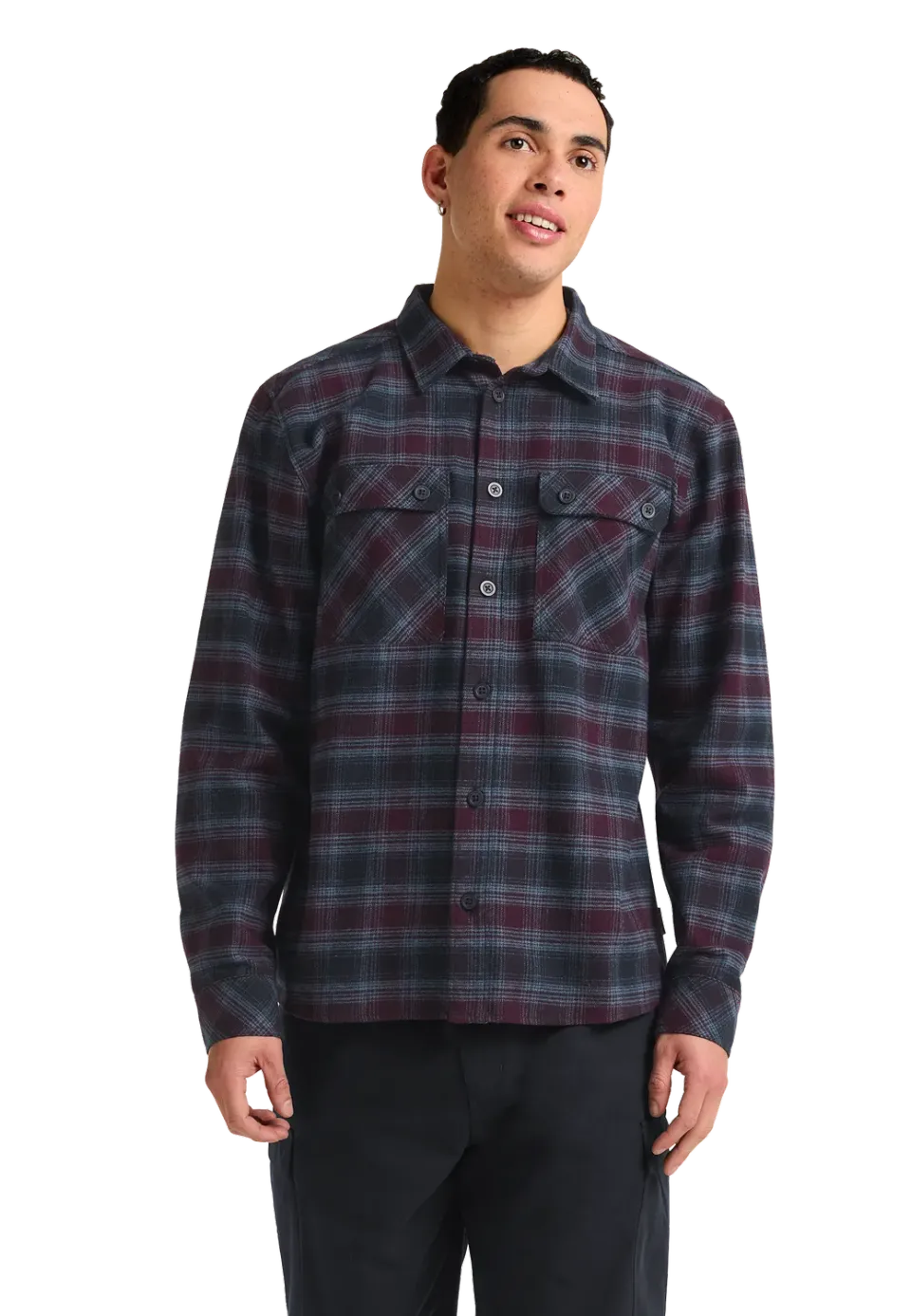 Jack Wolfskin Baja Flannel Shirt M chemise homme carreaux