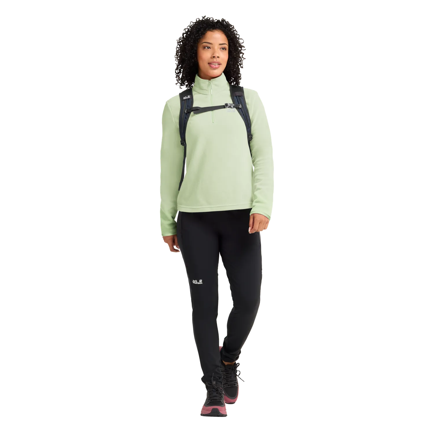Jack Wolfskin Taunus 100 HZ W polaire demi-zip