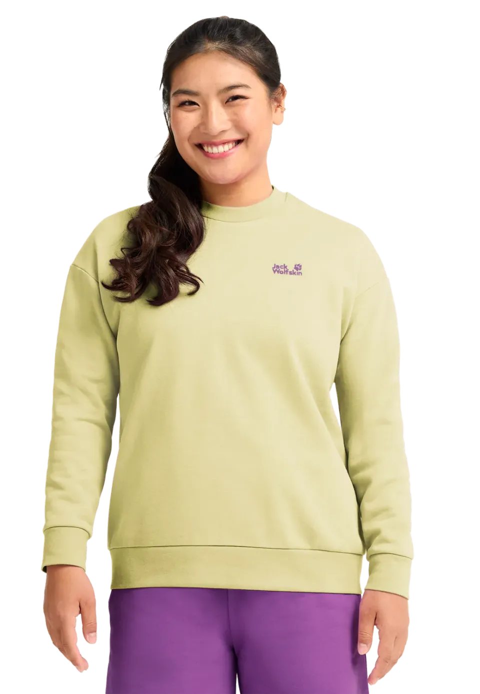 Jack Wolfskin Celebrate Paw Crewneck W sweat femme col rond