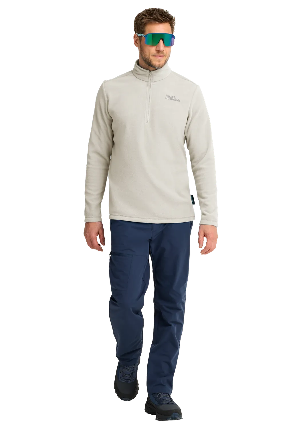 Jack Wolfskin Taunus HZ M pull polaire homme léger