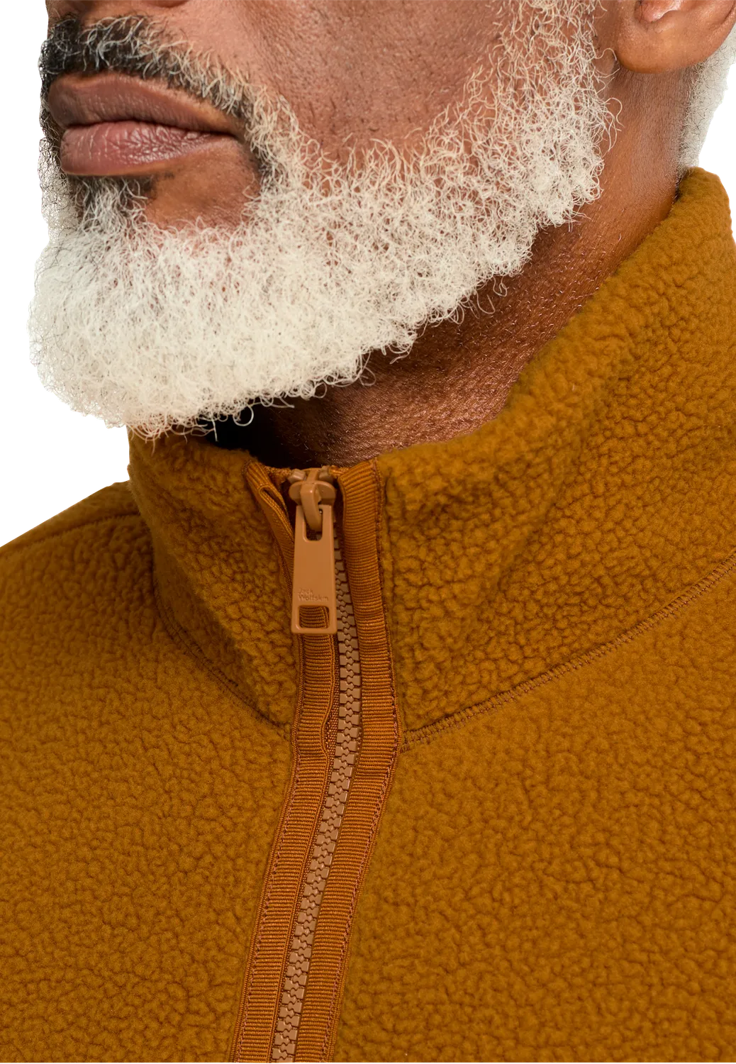 Jack Wolfskin Lite Curl FZ polaire homme S-3XL col montant chaude