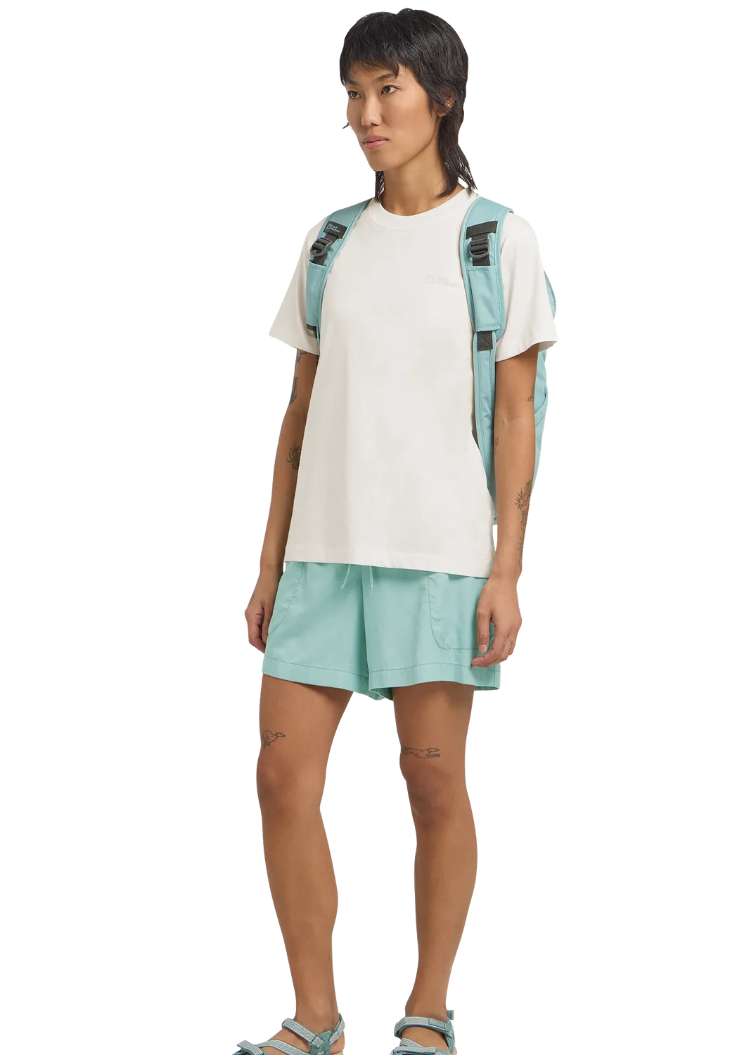 Jack Wolfskin Essential T W t-shirt femme coton bio