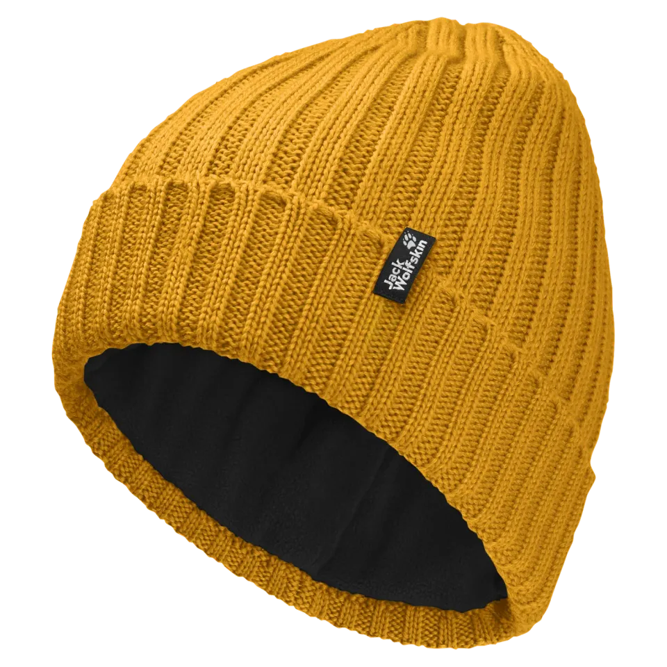 Jack Wolfskin Rib Knit Beanie bonnet hiver doublé polaire