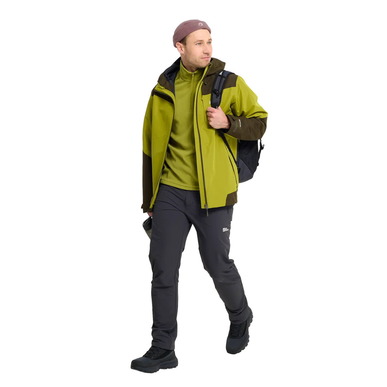 Jack Wolfskin Vertigo Fisher Beanie bonnet taille unique polaire
